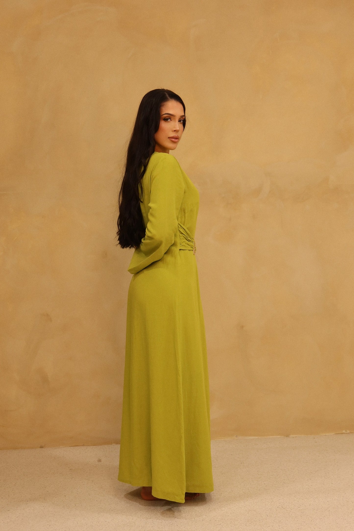 AMIRA DRESS - LIME