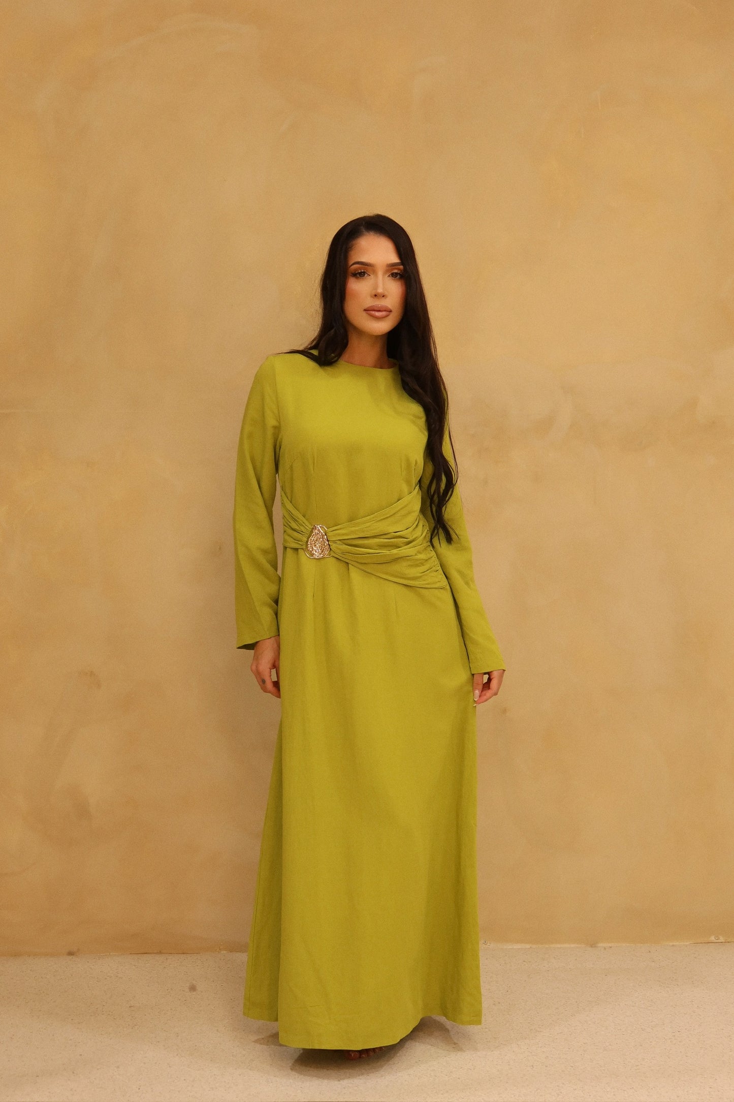 AMIRA DRESS - LIME