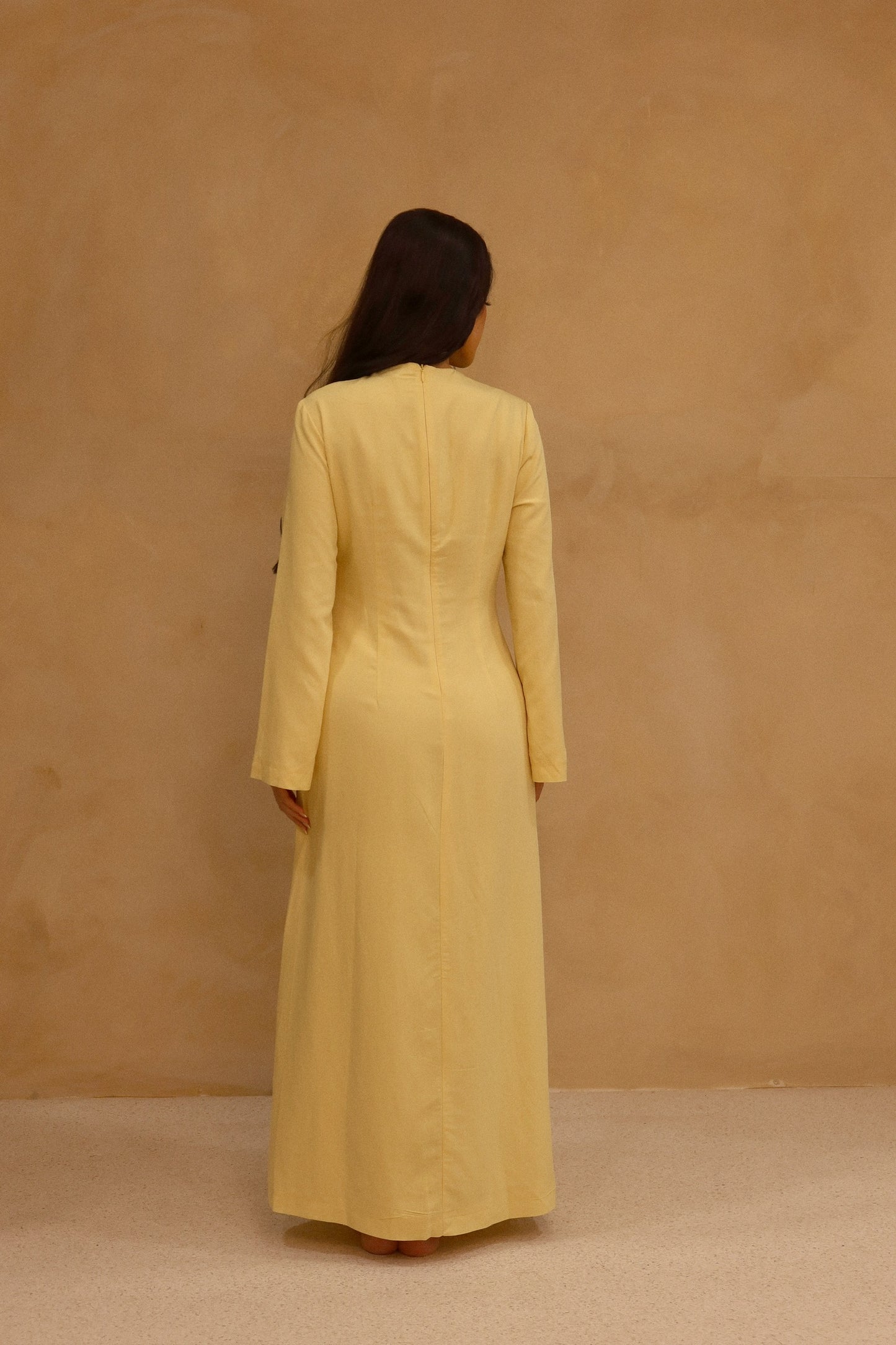 AMIRA DRESS - BUTTER